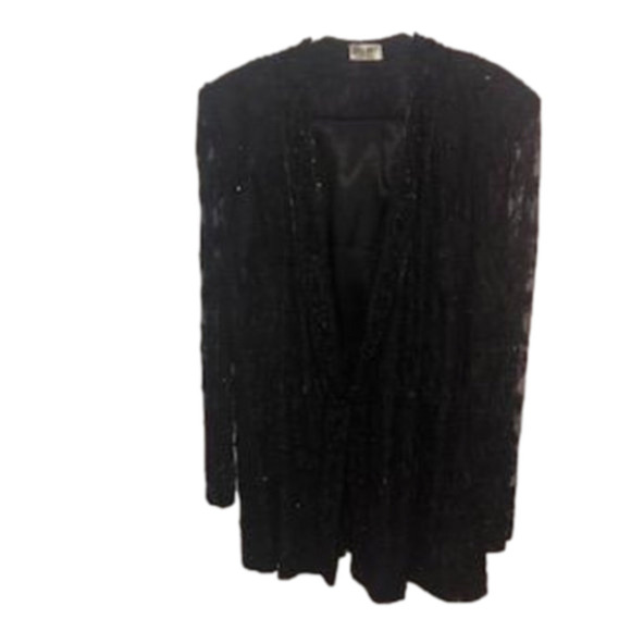 LADIES Vintage Brilliante by J A & Lauren Lee long jacket and pant set Size L - Picture 1 of 5
